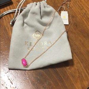 Elisa Hot pink necklace